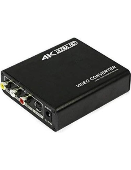 Convertidor S-Video y RCA a HDMI 4K TEC TSCHDMI4