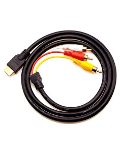 Adaptador HDMI a RCA Mkoder 1.5M para TV y Proyectores