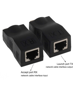 Extensor HDMI a RJ45 Yeebline, 30m 1080p, Paquete de 2 2