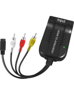 Convertidor HDMI a AV/S-Video HDSUNWSTD 1080p RCA 2