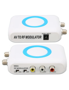 Modulador RF Digital ASHATA M65A-NTSC Coaxial AV VHF HD