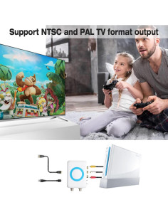 Modulador RF Digital ASHATA M65A-NTSC Coaxial AV VHF HD 2