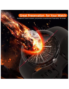 Funda HASDON para Google Pixel Watch 2 con Protector de Pantalla 2