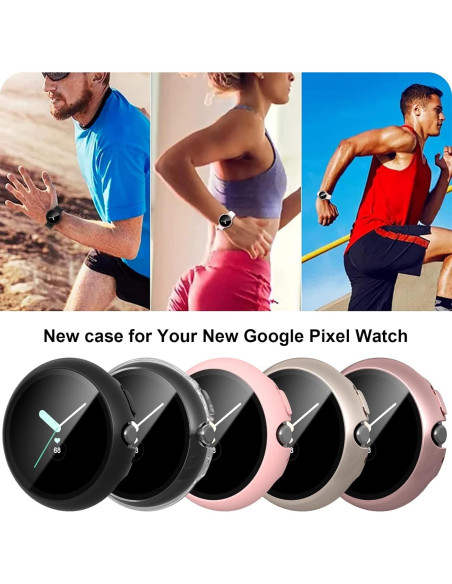 Funda Protectora de Pantalla JZK para Google Pixel Watch 2/1