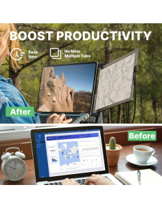 Monitor Portátil Nexus 14.1" HD IPS 1080P USB-C HDMI 2