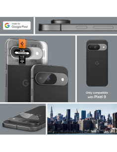 Protector de Pantalla Lente Cámara Spigen GlasTR EZ Fit Pixel 9 2