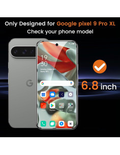 Paquete de 4 protectores de pantalla y lente para Google Pixel 9 Pro XL 2