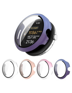 Paquete de 4 fundas para Google Pixel Watch 3 45mm Eiavike