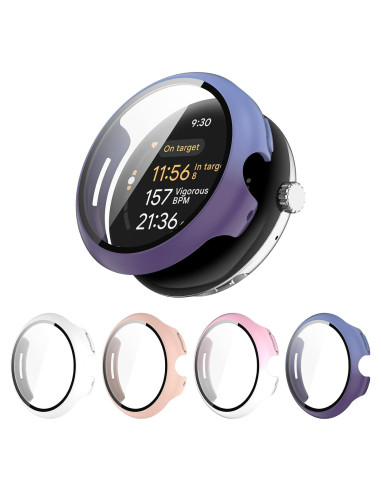 Paquete de 4 fundas para Google Pixel Watch 3 45mm Eiavike