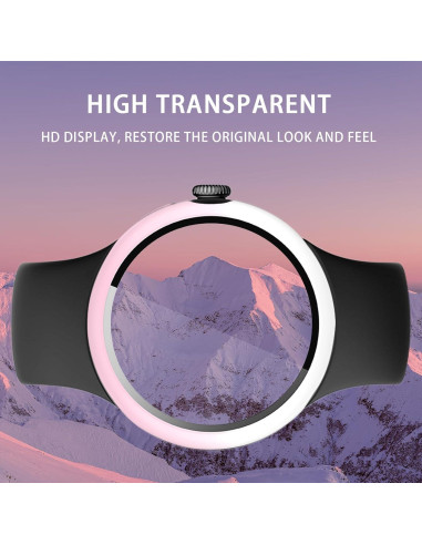 Paquete de 4 fundas para Google Pixel Watch 3 45mm Eiavike