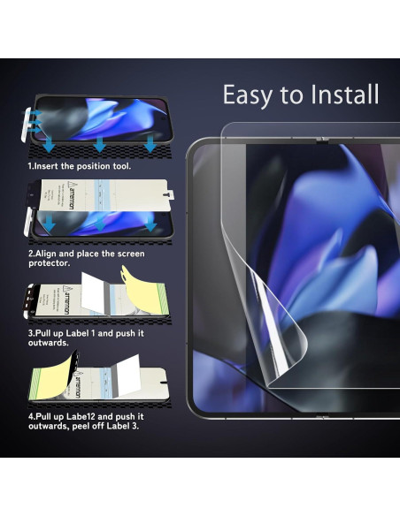 Protector de Pantalla Google Pixel 9 Pro Fold TPU + Vidrio 9H