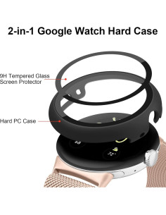 Funda Dura Oumida con Protector de Pantalla para Pixel Watch 2 2