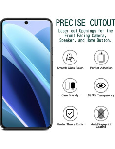 Protector de Pantalla KAREEN para Google Pixel 8A 6.1" Vidrio Templado 2