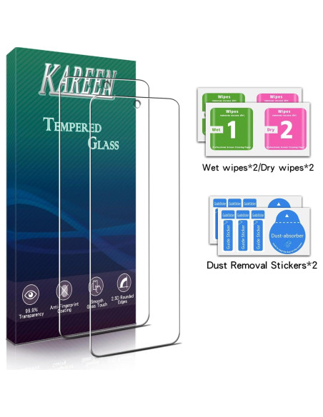 Protector de Pantalla KAREEN para Google Pixel 8A 6.1" Vidrio Templado