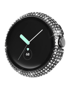 Funda Protectora para Google Pixel Watch 3/2 - KONAFEI - Negro