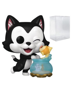 Figurita Pop! Disney Pinocho Figaro y Cleo 9.53 cm