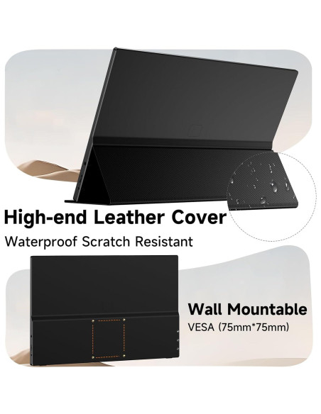 Monitor Portátil QAF 15.6" FHD 1080P IPS USB-C HDMI