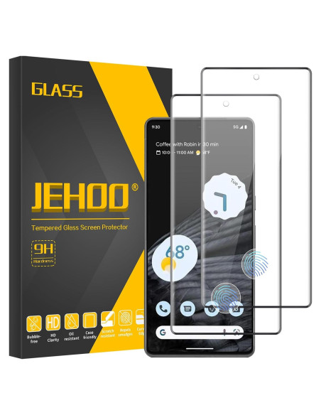 Protector de Pantalla Vidrio Templado JEHOO para Google Pixel 7 Pro