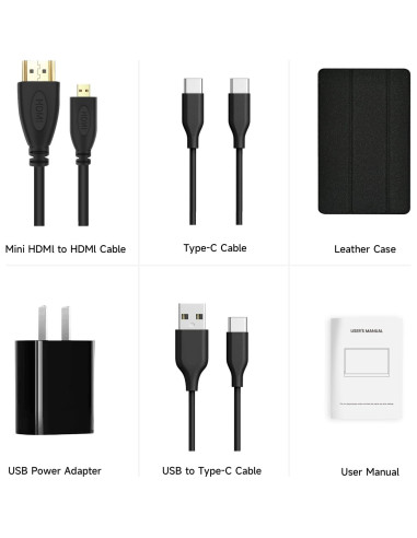 Monitor Portátil QAF 15.6" FHD 1080P IPS USB-C HDMI