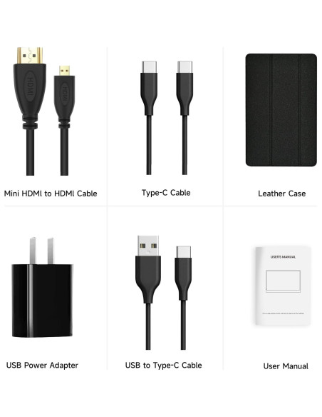 Monitor Portátil QAF 15.6" FHD 1080P IPS USB-C HDMI