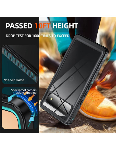 Funda Impermeable ANTSHARE para Google Pixel 7A - Azul