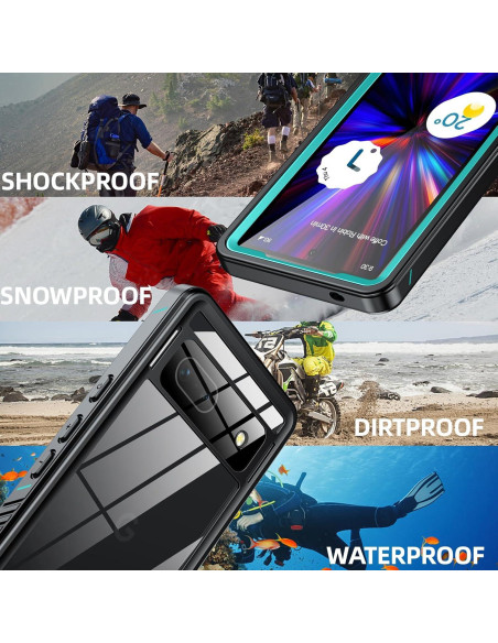 Funda Impermeable ANTSHARE para Google Pixel 7A - Azul