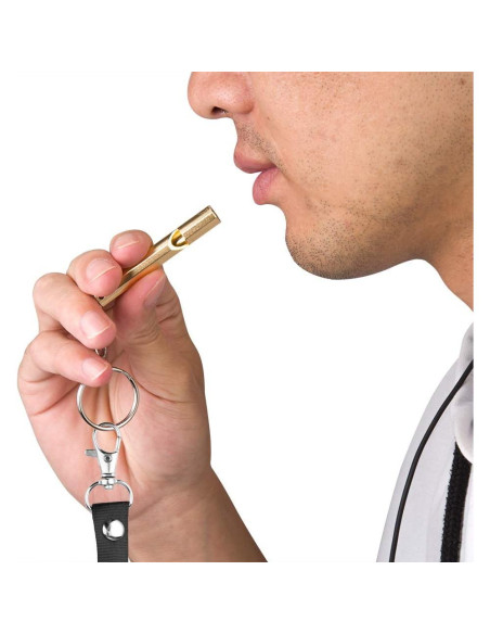 Silbato de Emergencia SHvivik 2PCS Doble Tubo Alta Sonoridad