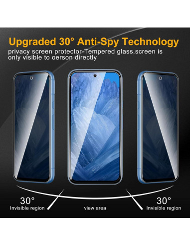 Paquete 3 Protectores Pantalla Privados Nixinioo Google Pixel 8a