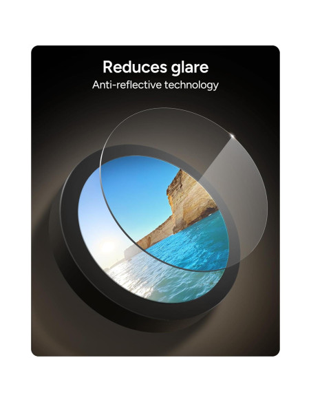Protector de Lente ZAGG Glass Elite para Google Pixel 9a - Anti-Reflectante