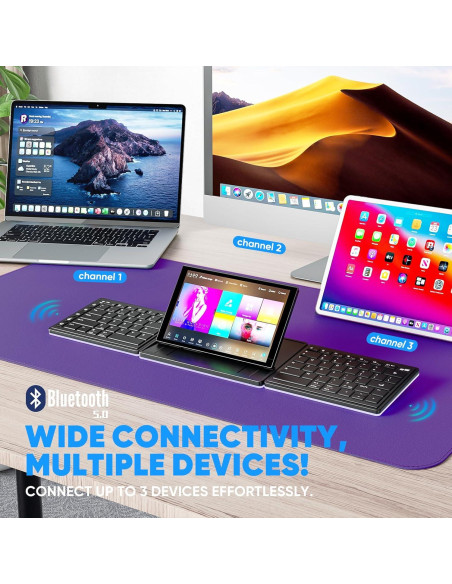 Teclado Ergonómico Inalámbrico Mobile Pixels Tetra 8"