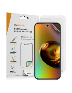 kwmobile Protector de Pantalla Google Pixel 9a - Antirreflejo Mate