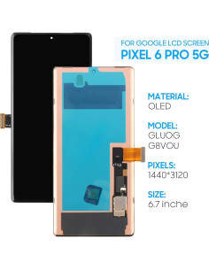 Pantalla OLED de Reemplazo para Google Pixel 6 Pro 6.7" Negra 2