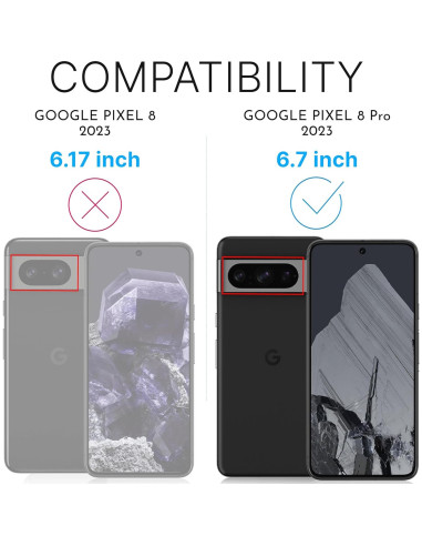 Protector de Pantalla Vidrio Templado Inskin Google Pixel 8 Pro 6.7"