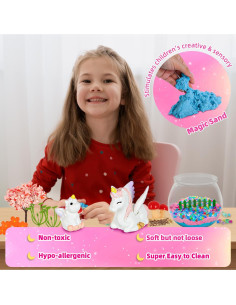 Kit de Terrario Unicornio Tywop con Luces LED y Control Remoto 2