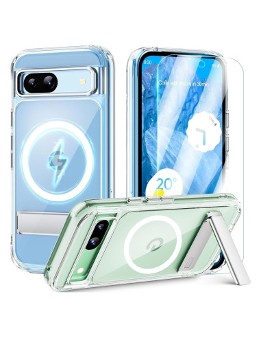 Funda Magnética Oterkin para Google Pixel 8A con Protector