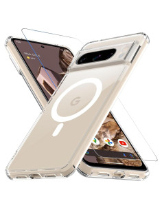 Carcasa Ottplus para Google Pixel 8 Pro con Protector de Pantalla