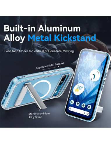 Funda Magnética Oterkin para Google Pixel 8A con Protector