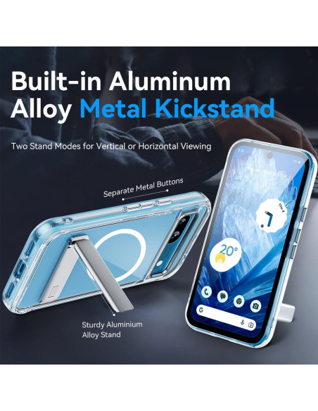 Funda Magnética Oterkin para Google Pixel 8A con Protector