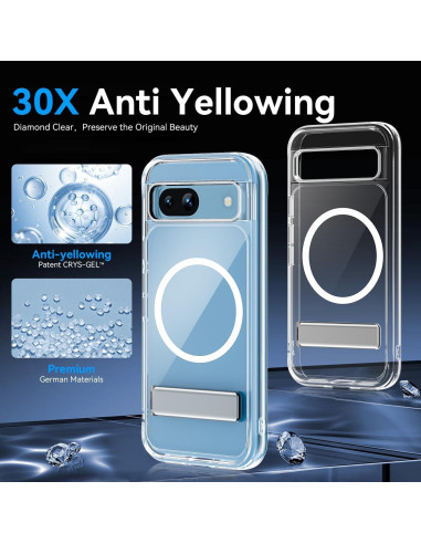 Funda Magnética Oterkin para Google Pixel 8A con Protector