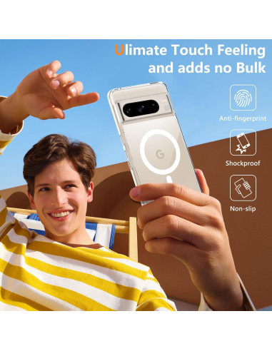 Carcasa Ottplus para Google Pixel 8 Pro con Protector de Pantalla