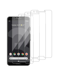 4 Protectores de Pantalla Vidrio Templado iCsapr para Google Pixel 3