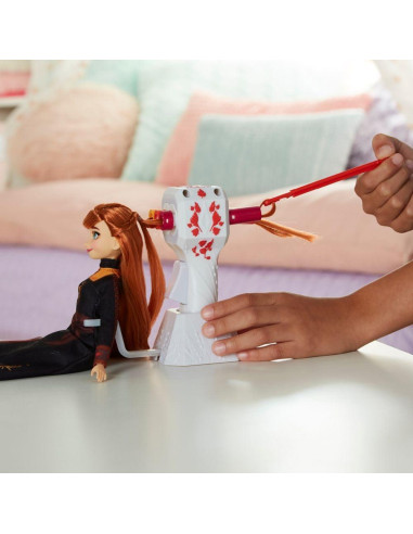 Muñeca Anna Disney Frozen 2 con Cabello Rojo y Trenzador