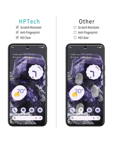 Protector de Pantalla Vidrio Templado HPTech para Google Pixel 8A