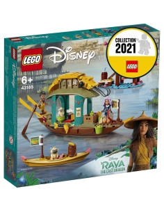 LEGO 43185 Barco de Boun Disney Raya y el Dragón 2