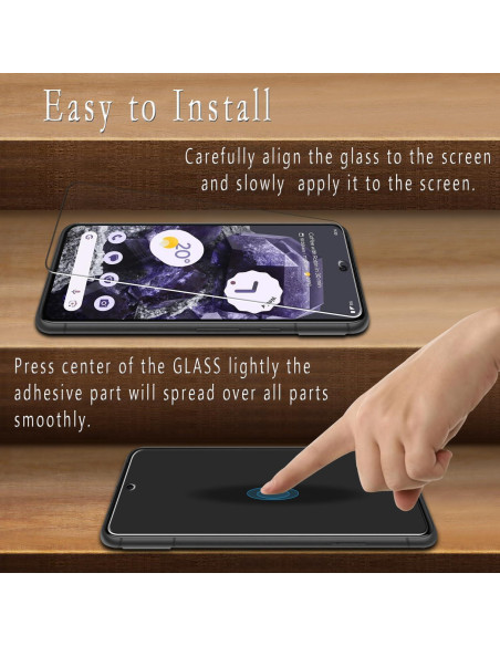 Protector de Pantalla Vidrio Templado HPTech para Google Pixel 8A