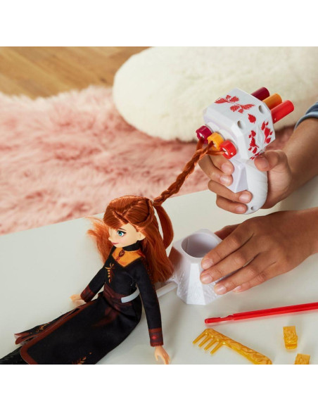 Muñeca Anna Disney Frozen 2 con Cabello Rojo y Trenzador