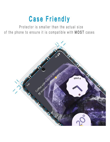 Protector de Pantalla Vidrio Templado HPTech para Google Pixel 8A