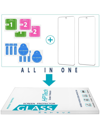 Protector de Pantalla Vidrio Templado HPTech para Google Pixel 8A