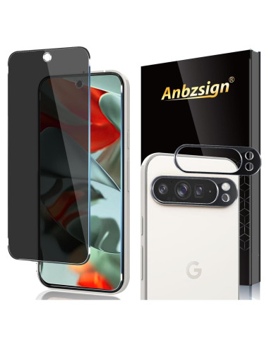 Protector de Pantalla Vidrio Templado Anbzsign para Google Pixel 9 Pro XL 5G
