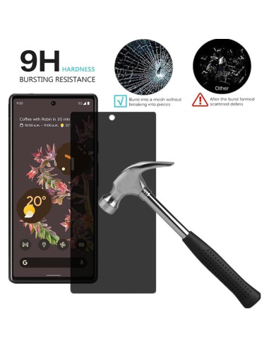 Protector de Pantalla Privado AISELAN para Google Pixel 6 - 2 Pcs